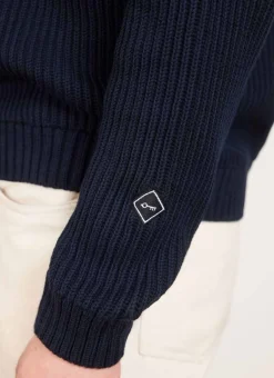 Percival Jumpers & Sweaters^Fisherman Jumper Navy