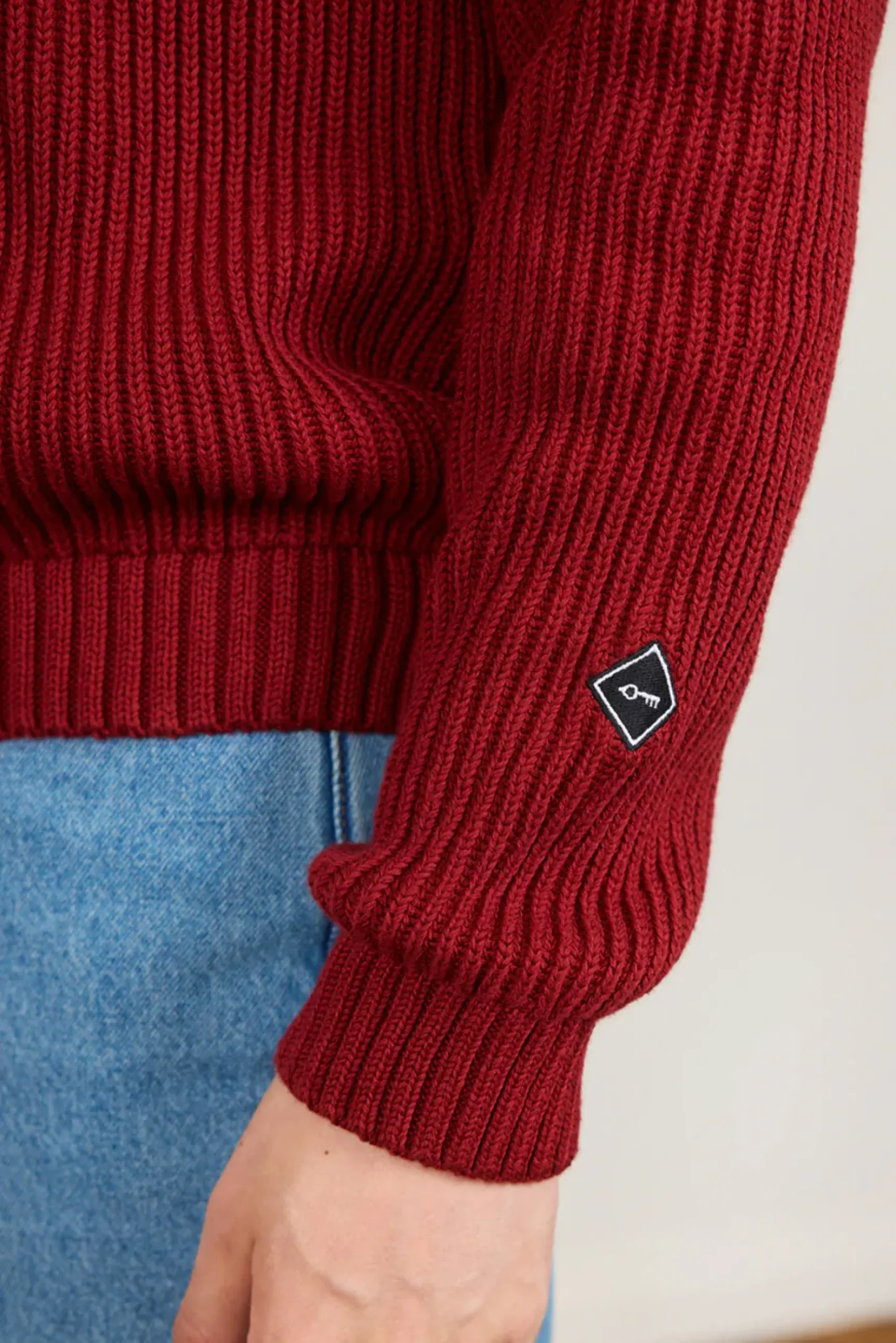 Percival Jumpers & Sweaters^Fisherman Jumper Brick