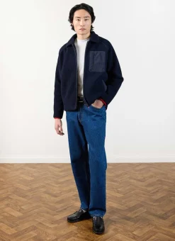 Percival Jackets|Fleeces^Fleece Jacket Navy