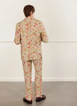 Percival Race Day Suits|Work Suits^Floral Tailored Blazer Multi