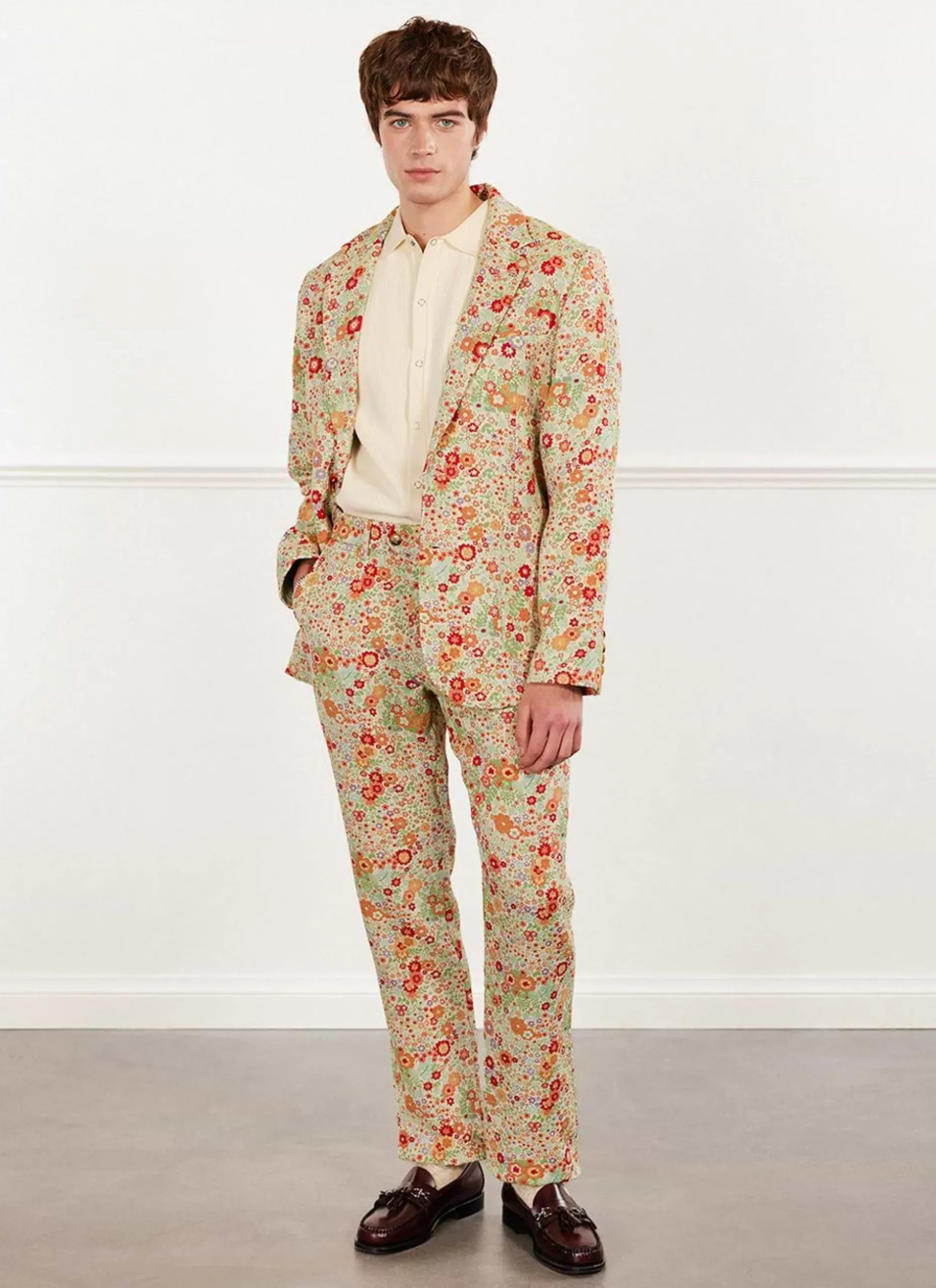 Percival Race Day Suits|Work Suits^Floral Tailored Blazer Multi