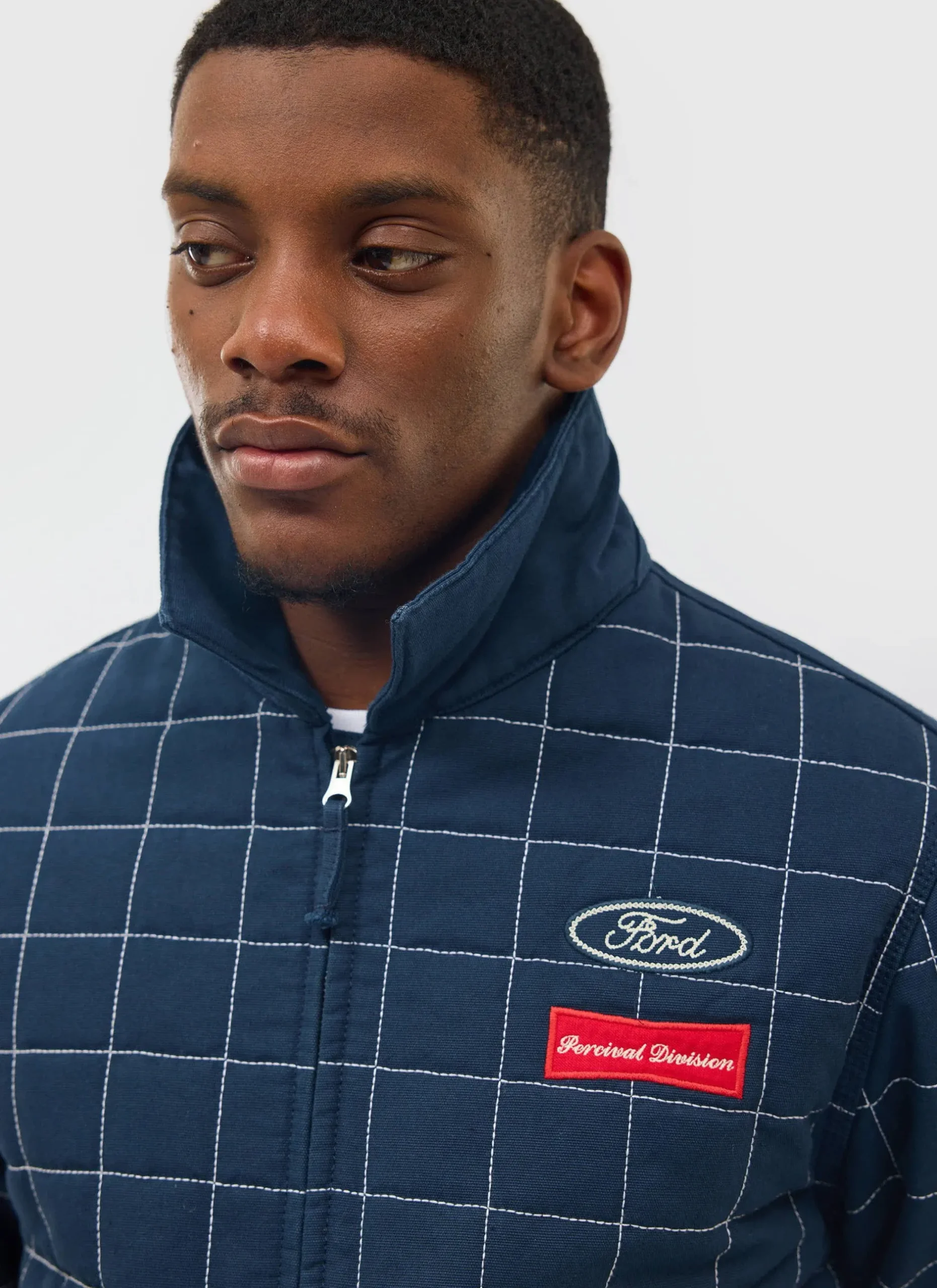 Percival Jackets|Bomber Jackets^Garage Harrington Jacket Navy