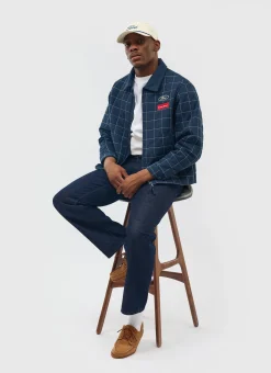Percival Jackets|Bomber Jackets^Garage Harrington Jacket Navy