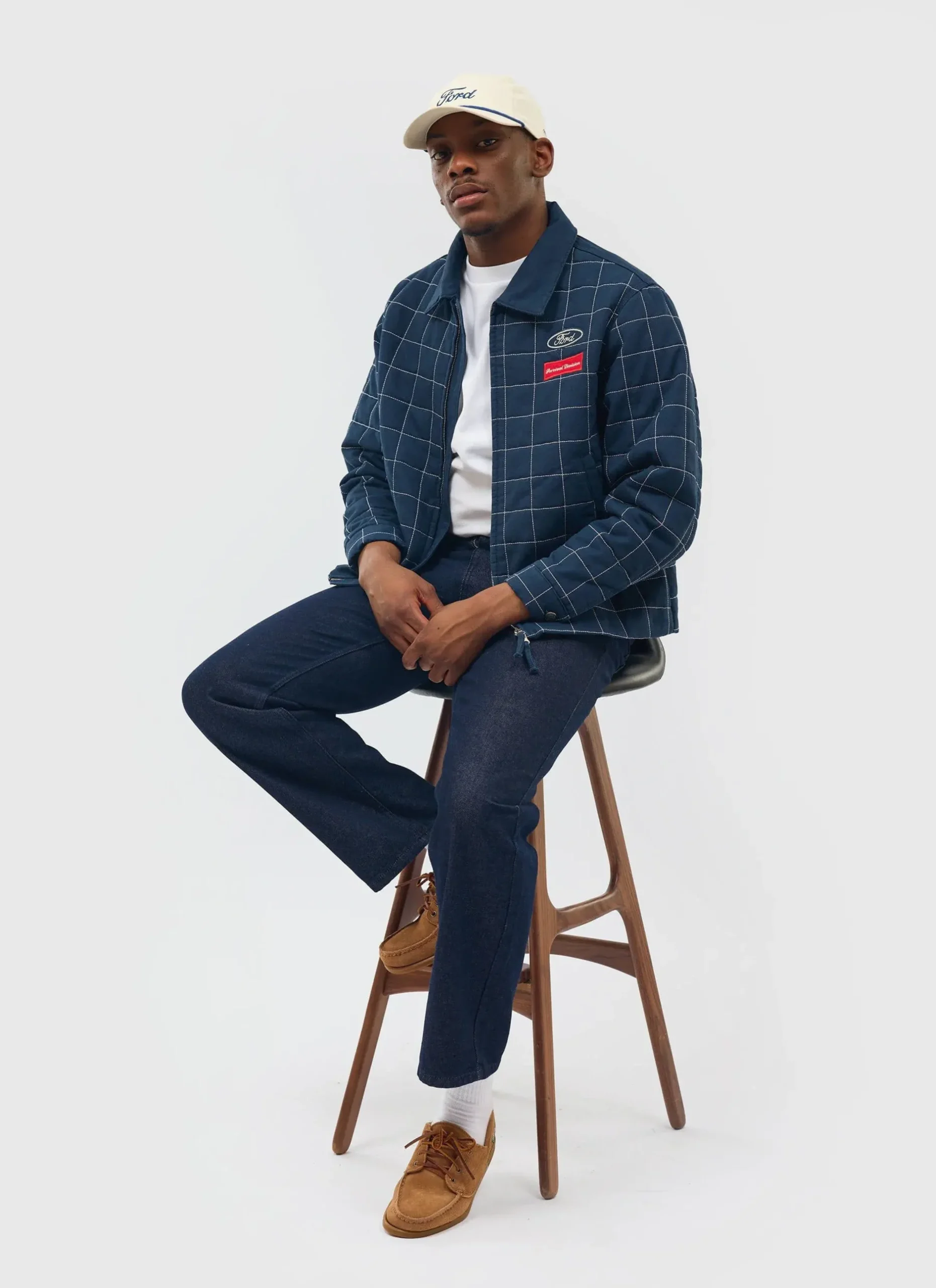 Percival Jackets|Bomber Jackets^Garage Harrington Jacket Navy