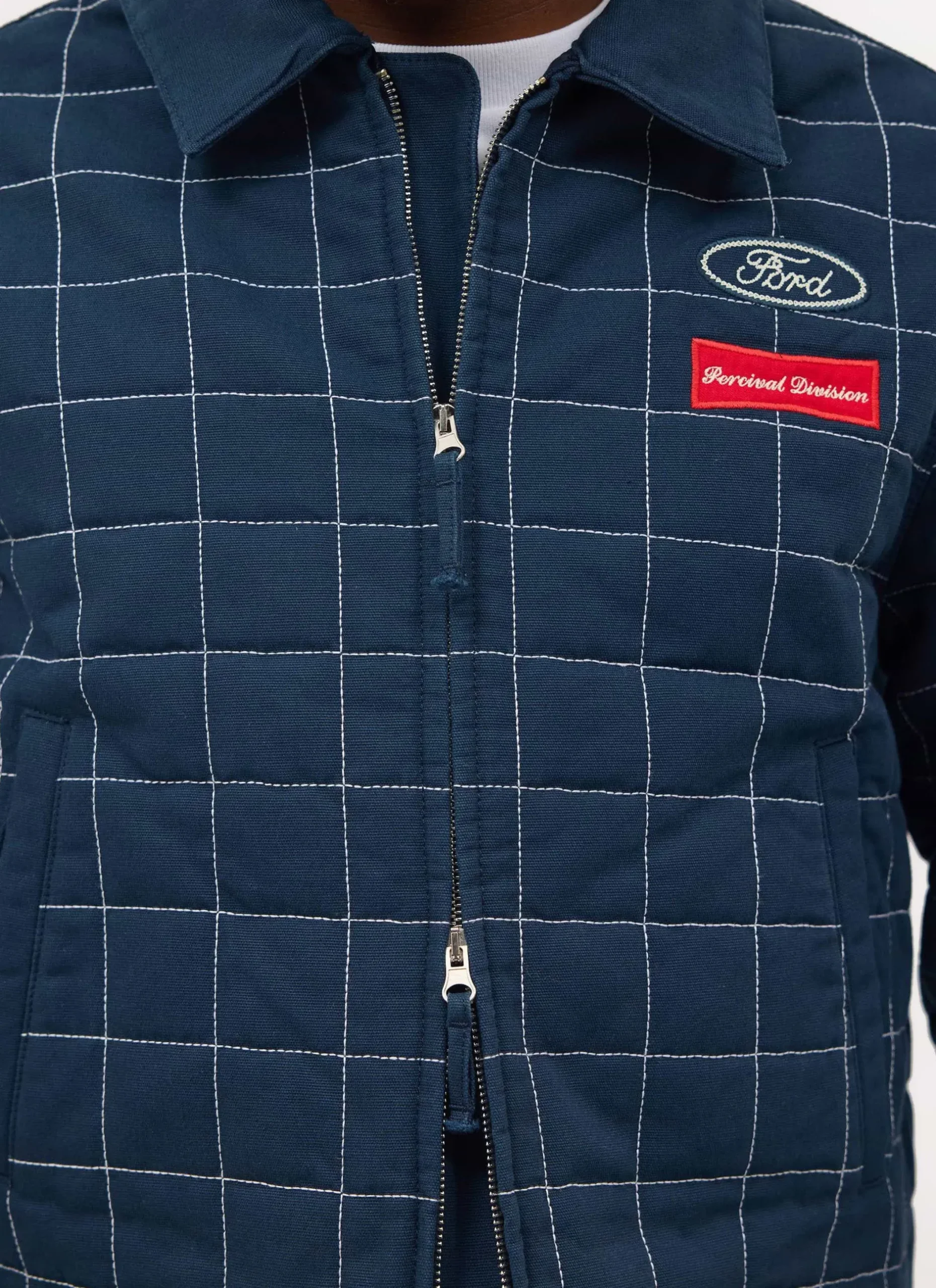 Percival Jackets|Bomber Jackets^Garage Harrington Jacket Navy