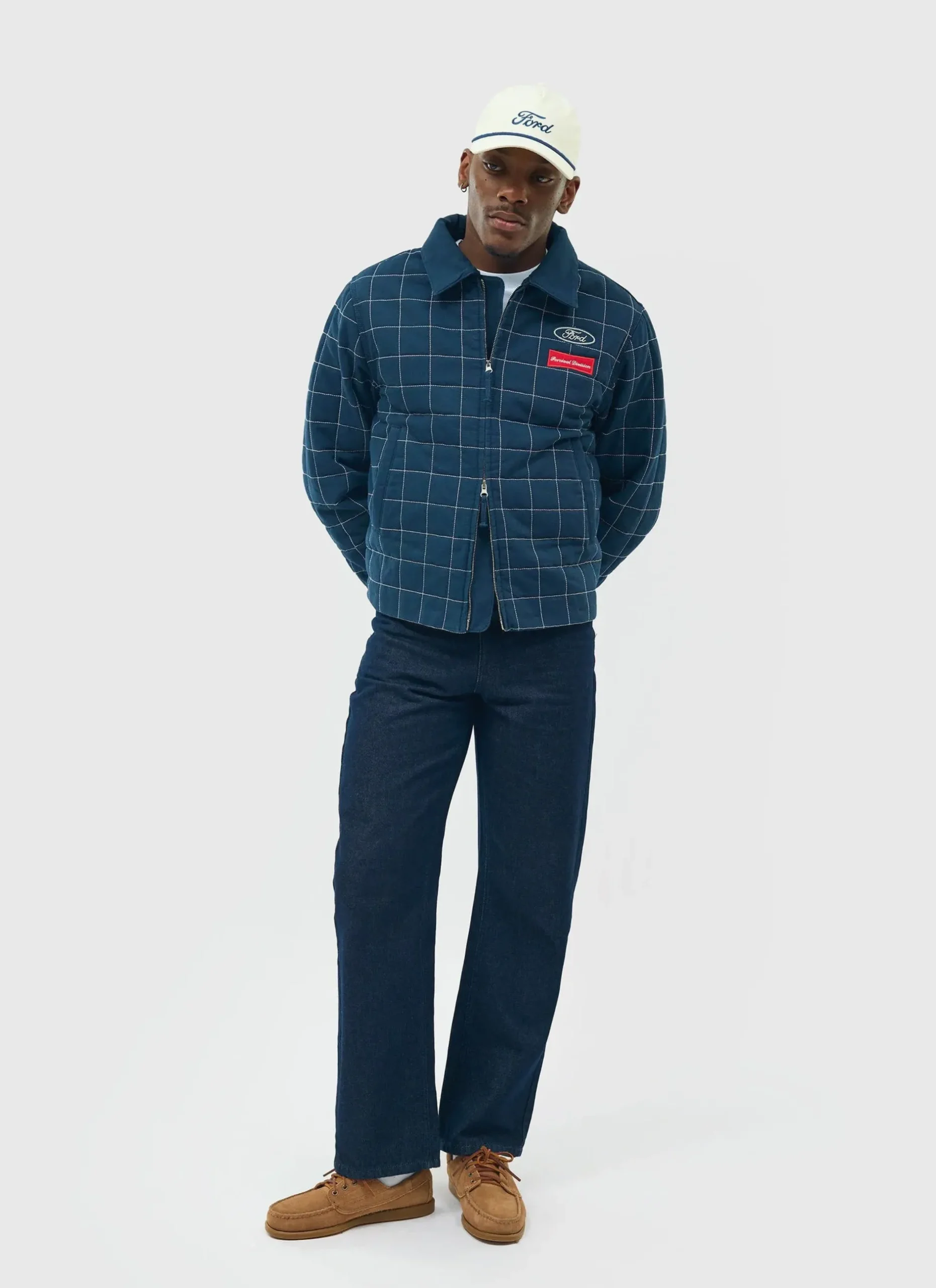 Percival Jackets|Bomber Jackets^Garage Harrington Jacket Navy