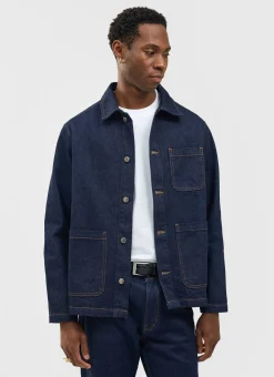 Percival Jackets|Denim Jackets^Gove Chore Jacket Dark Indigo