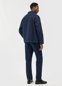 Percival Jackets|Denim Jackets^Gove Chore Jacket Dark Indigo