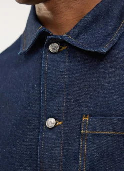 Percival Jackets|Denim Jackets^Gove Chore Jacket Dark Indigo