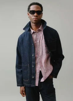 Percival Jackets|Denim Jackets^Gove Chore Jacket Dark Indigo