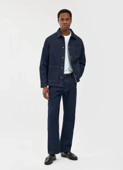 Percival Jackets|Denim Jackets^Gove Chore Jacket Dark Indigo