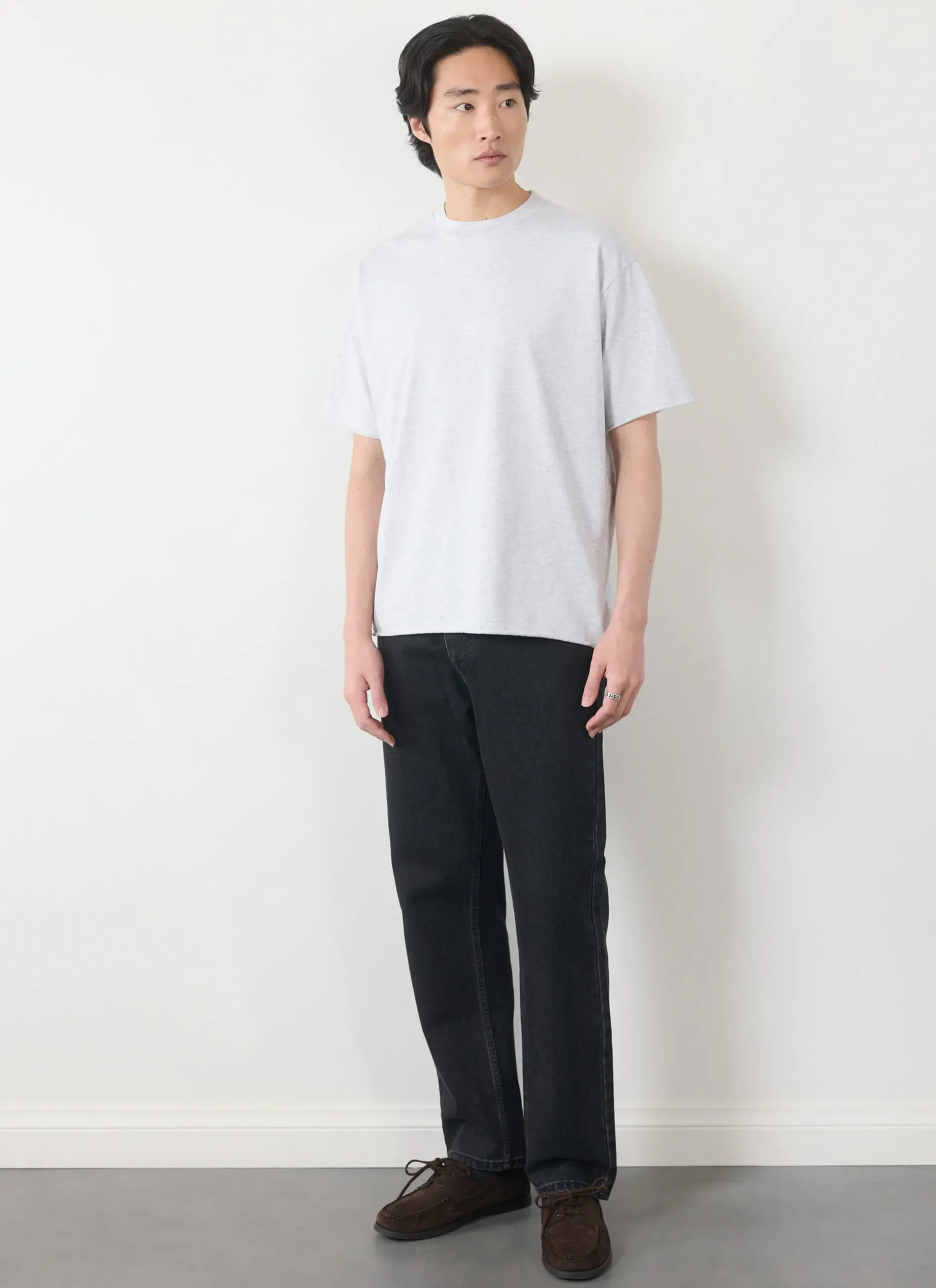 Percival Oversized T-Shirts|Boxy T-Shirts^Heavyweight T Shirt Heather Grey
