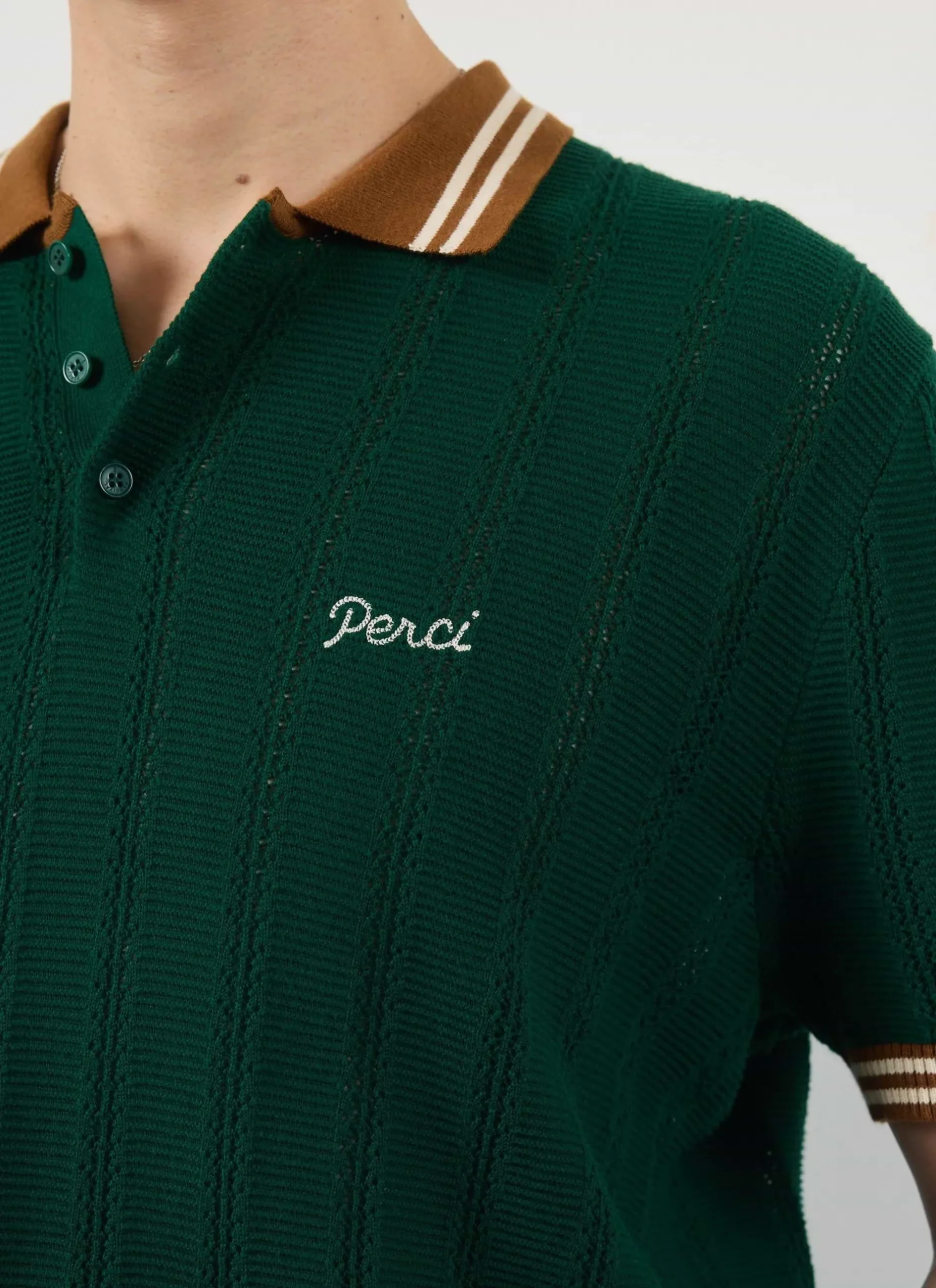 Percival Polo Shirts|Polo Shirts^HQ Knitted Polo Forest
