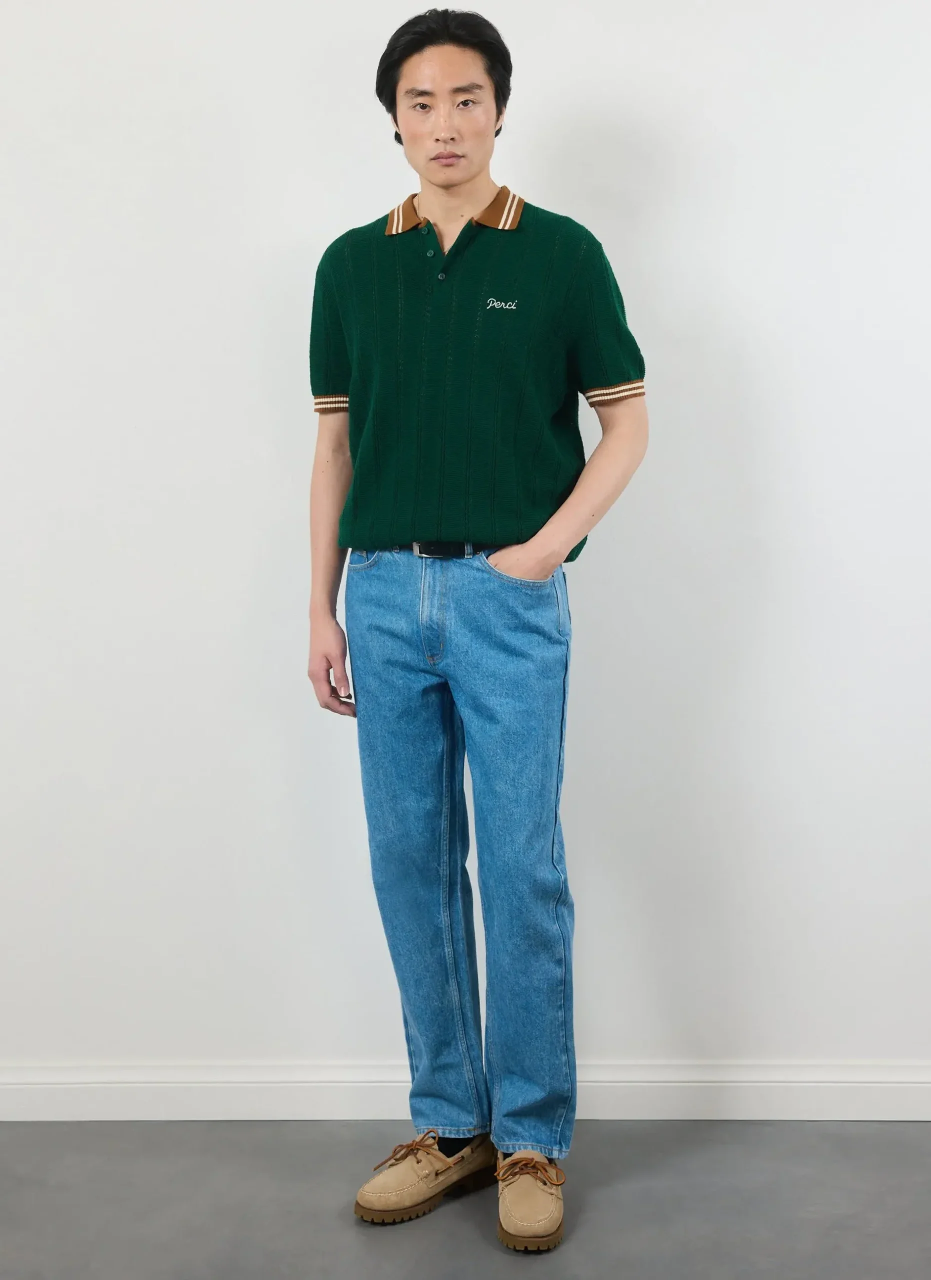 Percival Polo Shirts|Polo Shirts^HQ Knitted Polo Forest