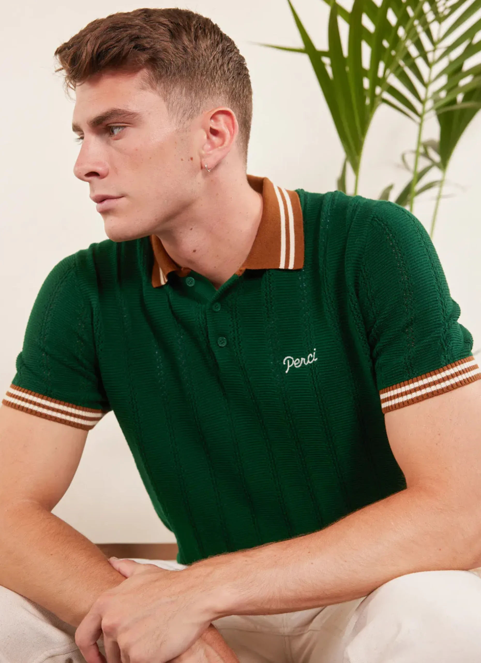 Percival Polo Shirts|Polo Shirts^HQ Knitted Polo Forest