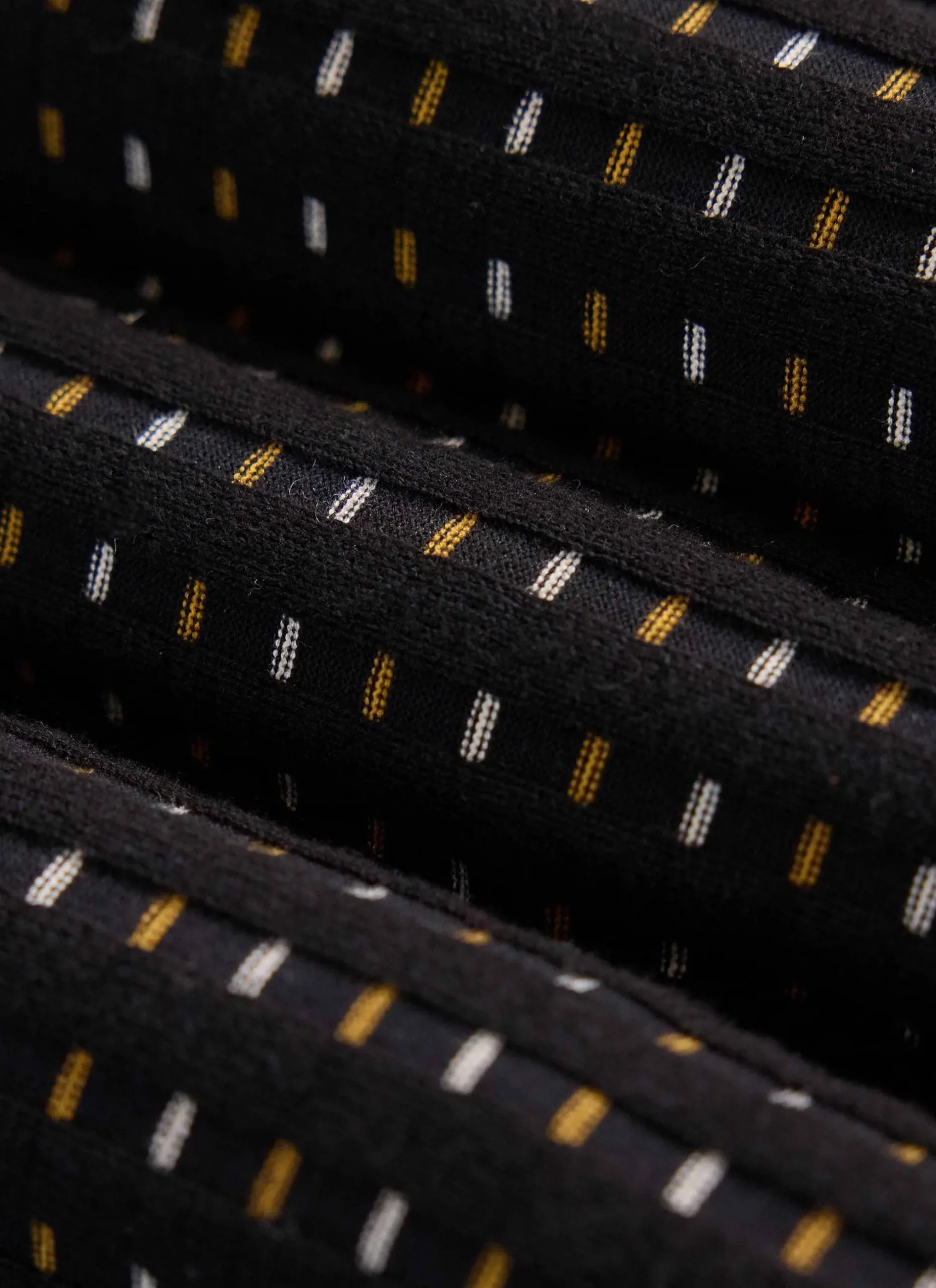 Percival Knitted Shirts|Knitted Polo Shirts & Knitted Shirts^Kihara Long Sleeve Polo Black