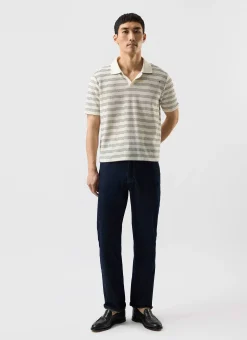 Percival Short Sleeve Shirts|Polo Shirts^Laurent Open Collar Polo Ecru
