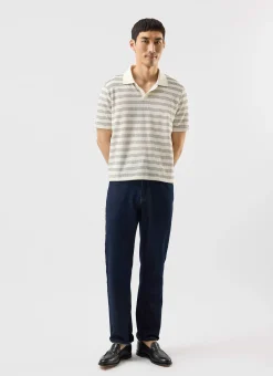 Percival Short Sleeve Shirts|Polo Shirts^Laurent Open Collar Polo Ecru