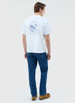 Percival White T-Shirts|Oversized T-Shirts^Le Grand Lac Oversized T Shirt White