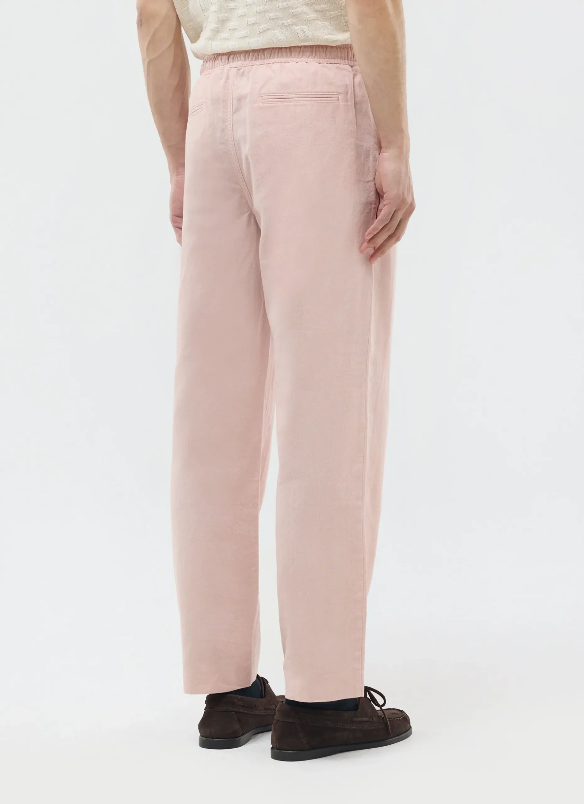 Percival Linen Trousers|Race Day Suits^Linen Everyday Trousers Dusty Pink
