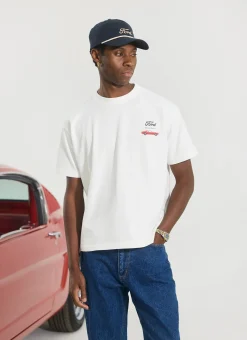 Percival White T-Shirts|Oversized T-Shirts^Mach 1 295 '69 Mustang Oversized T Shirt White