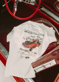 Percival White T-Shirts|Oversized T-Shirts^Mach 1 295 '69 Mustang Oversized T Shirt White