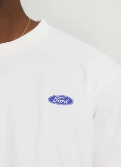 Percival Oversized T-Shirts|Boxy T-Shirts^Mach Won! '69 Mustang Oversized T Shirt White