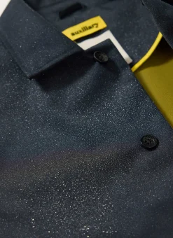 Percival The Waterproof Sherlock|Coats^Men's Navy Sherlock Short Trench Coat Midnight with Olive