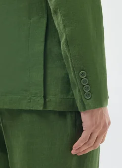Percival Linen Blazers & Jackets|Race Day Suits^Men's Tailored Two Piece Suit Forest Green
