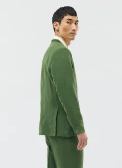 Percival Linen Blazers & Jackets|Race Day Suits^Men's Tailored Two Piece Suit Forest Green