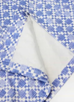 Percival Long Sleeve Shirts|Overshirts & Workshirts^Moquette Grid Long Sleeve Shirt Blue