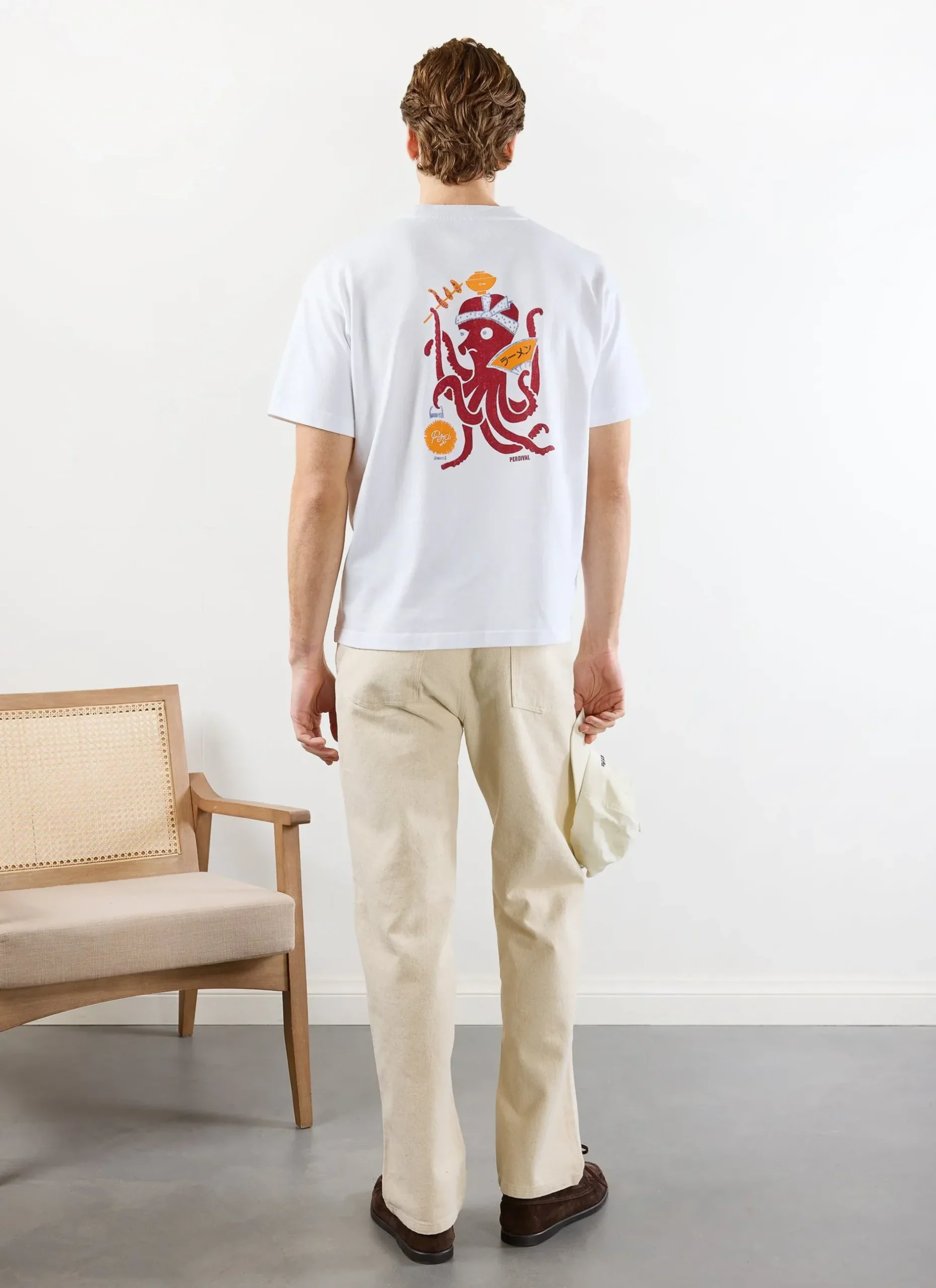 Percival White T-Shirts|Oversized T-Shirts^Octo Oversized T Shirt White