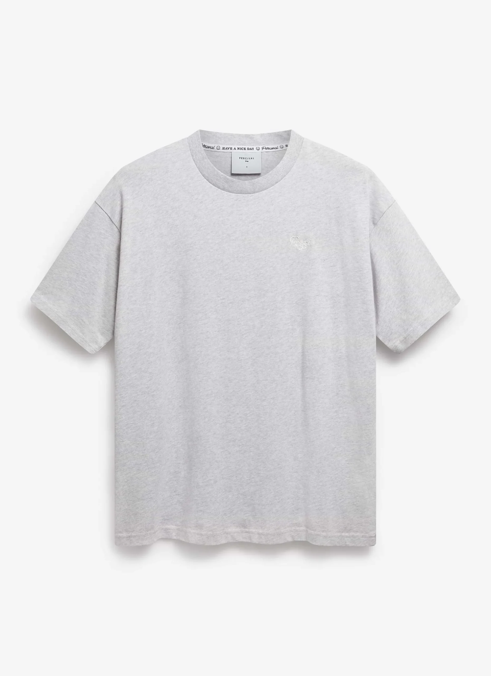 Percival Oversized T-Shirts|Boxy T-Shirts^Olive Branch Oversized T Shirt Athletic Grey