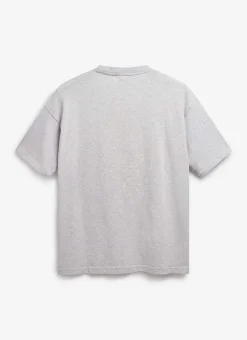 Percival Oversized T-Shirts|Boxy T-Shirts^Olive Branch Oversized T Shirt Athletic Grey