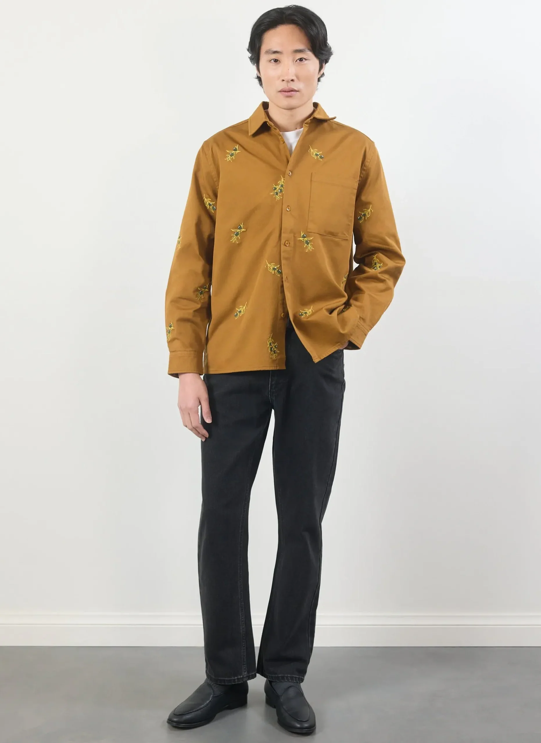 Percival Overshirts & Workshirts|Overshirts^Olive Overshirt Rust