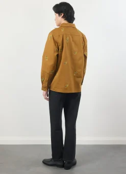 Percival Overshirts & Workshirts|Overshirts^Olive Overshirt Rust