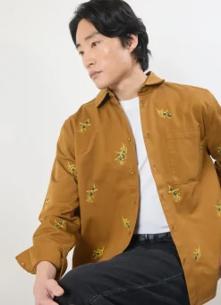 Percival Overshirts & Workshirts|Overshirts^Olive Overshirt Rust