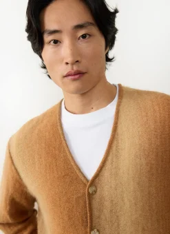 Percival Cardigans^Ombre Knitted Cardigan Tan