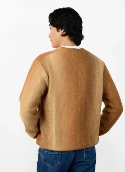 Percival Cardigans^Ombre Knitted Cardigan Tan