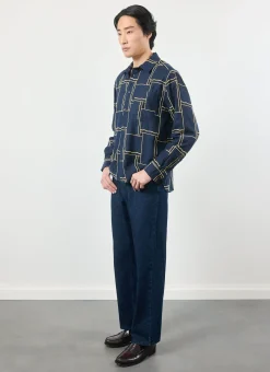 Percival Overshirts & Workshirts|Overshirts^Oversized Verona Shirt Navy