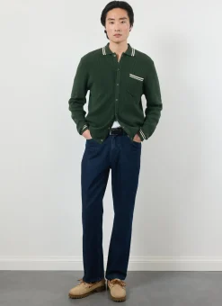 Percival Long Sleeve Shirts|Knitted Shirts^Pablo Cotton Knitted Shirt Forest