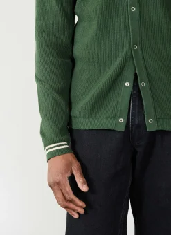 Percival Long Sleeve Shirts|Knitted Shirts^Pablo Cotton Knitted Shirt Forest