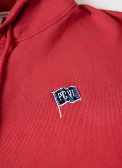 Percival Hoodies^PCVL Flag Hoodie Brick