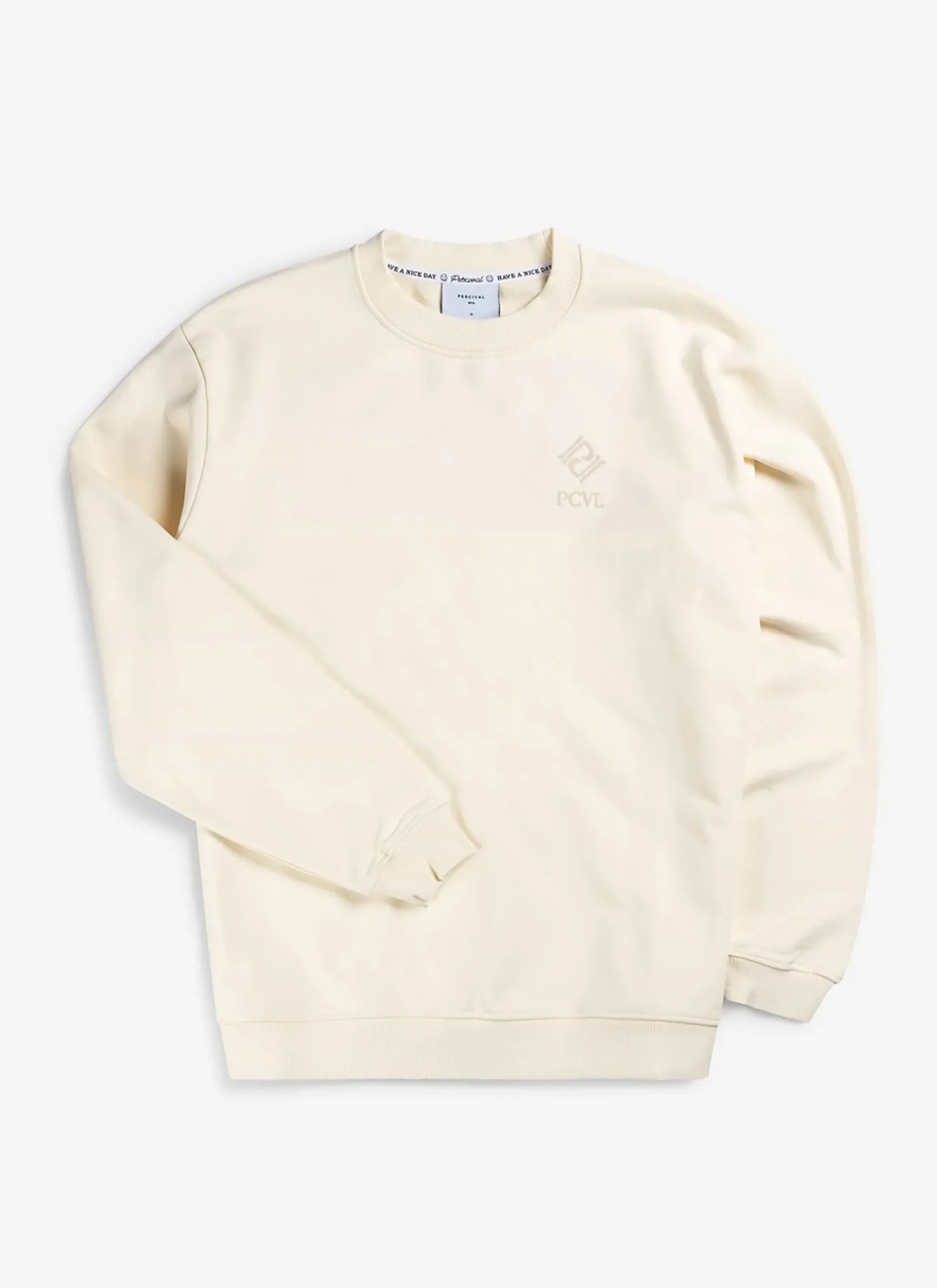 Percival Sweatshirts^PCVL Loom Match Sweatshirt Ecru