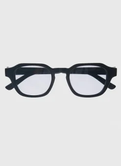 Percival Sunglasses^P001-E2 Black Sunglasses Black Polarized Lenses