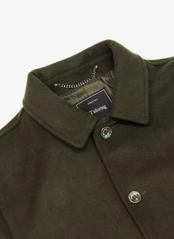 Percival Pea Coats|Coats^Pea Coat Olive
