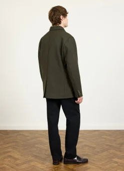Percival Pea Coats|Coats^Pea Coat Olive