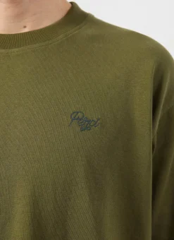 Percival Oversized T-Shirts|Boxy T-Shirts^Perci Oversized T Shirt Olive