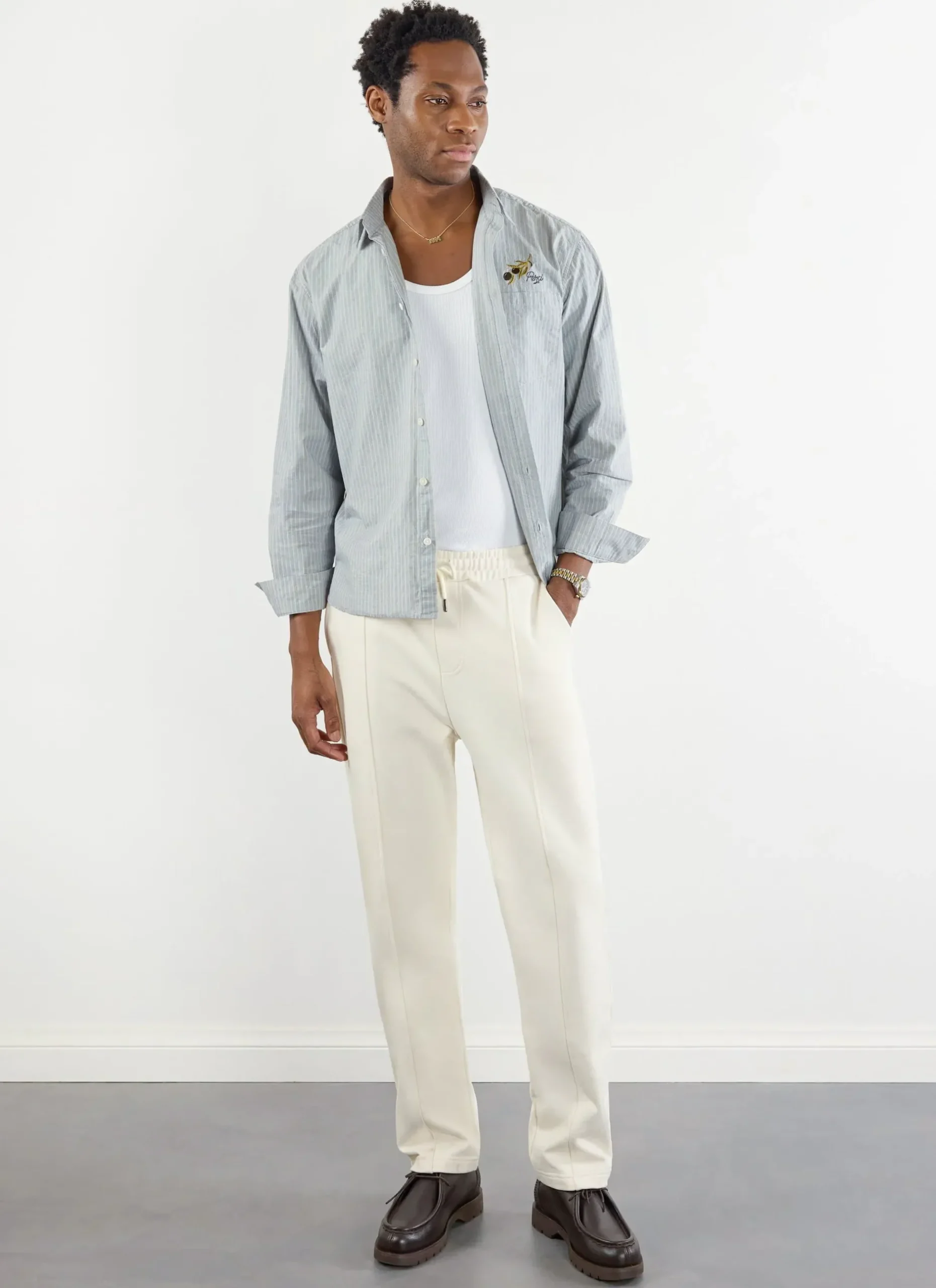 Percival Joggers^Perci Straight Leg Trackpants Ecru