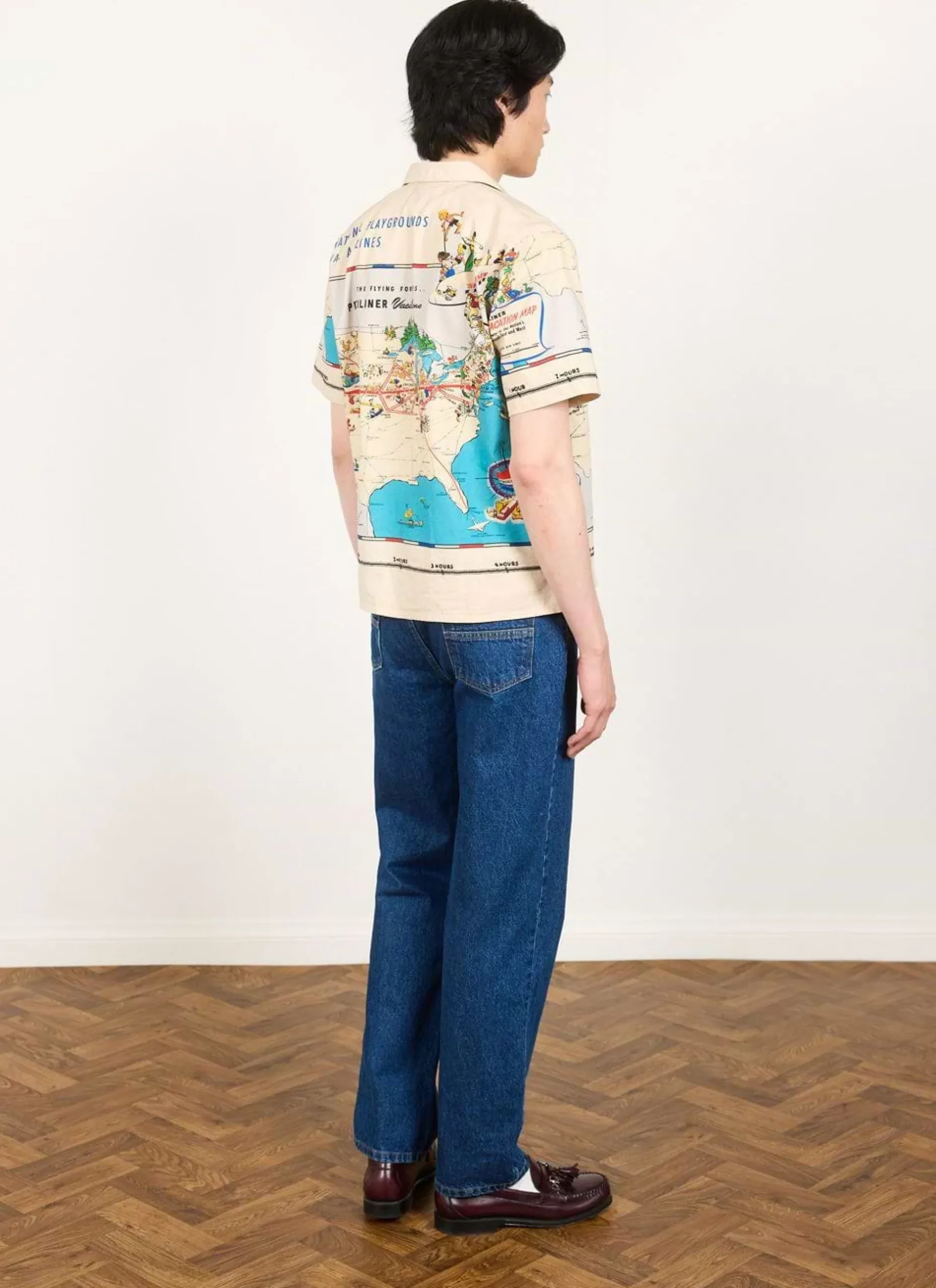 Percival Cuban Collared Shirts|Cuban Collar Shirts^Perciliner Cuban Shirt Ecru